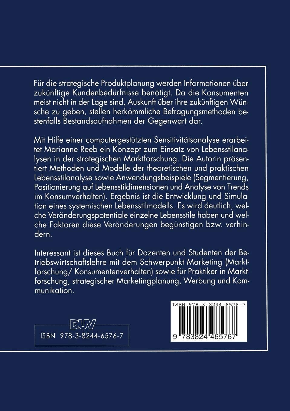 Lebensstilanalysen In Der Strategischen Marktforschung - 