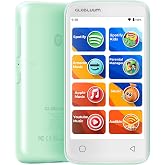 MP3 Player for Kids, Parental Controls, Spotify Compatible, Audible, 16GB | Kids Music Streaming, No Browser, Parent Approved Apps, 4" Touchscreen, WiFi and Bluetooth 5.0, Lightweight, Pearl Green