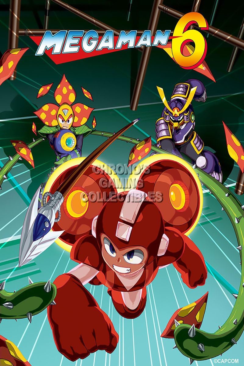 CGC Huge Poster GLOSSY FINISH - Mega Man 6 Nintendo NES Playstation 3 PS3 - MMN026 (16" x 24" (41cm x 61cm))