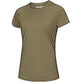 MAGCOMSEN Women's Short Sleeve T-Shirts UPF 50+ Sun Protection Quick Dry Athletic Running Workout Rash Guard Tops