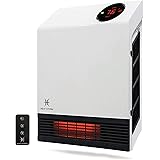 Heat Storm Deluxe Mounted Space Infrared Wall Heater, White
