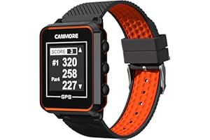 Canmore TW356 Golf GPS Wearable Device for Men and Women, Free 41,000+ Preloaded Courses Update Worldwide, High Contrast LCD 