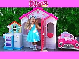 diana plays with toy horses