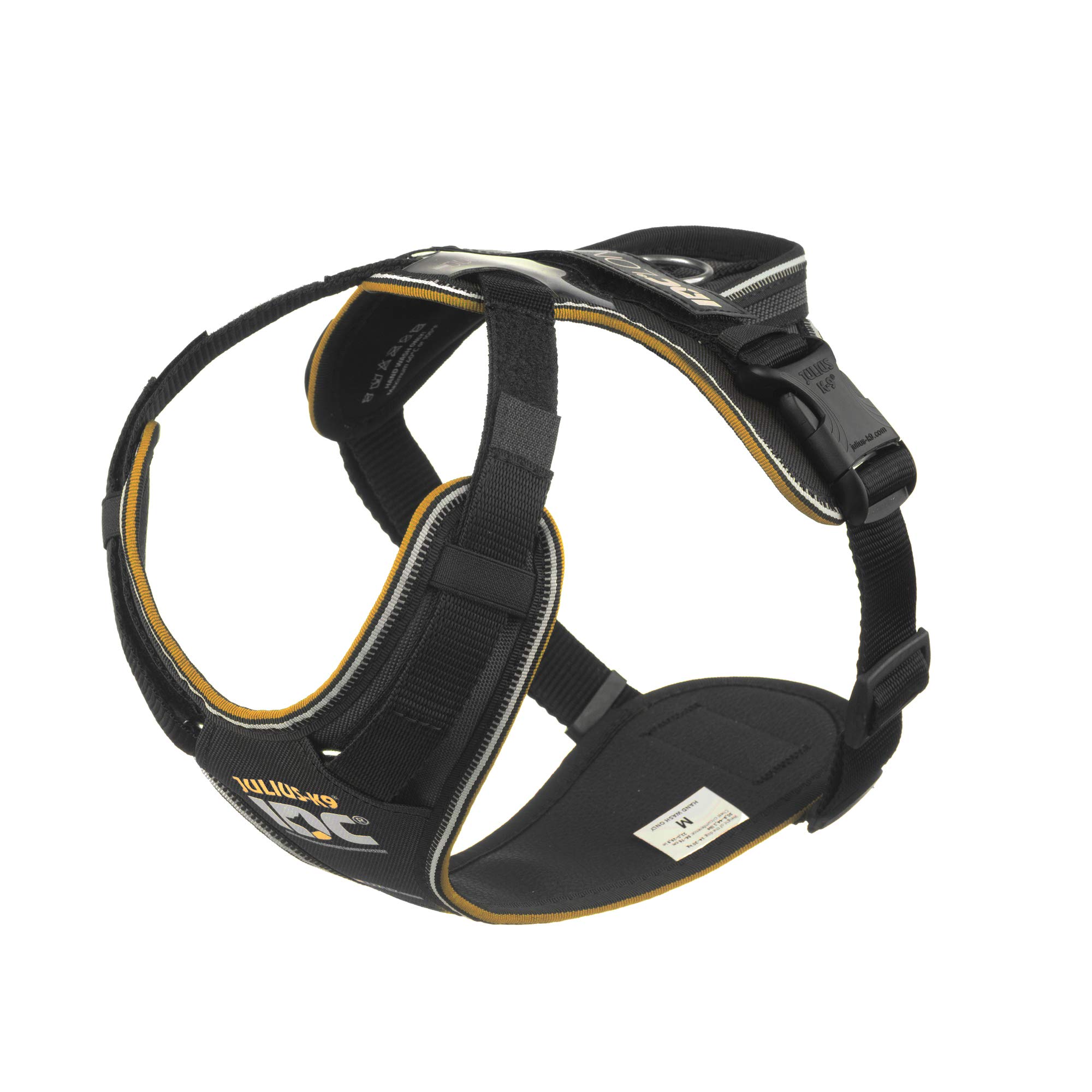 JULIUS-K9 IDC Longwalk Y-Harness, Black-Gray, Size: M — image 1