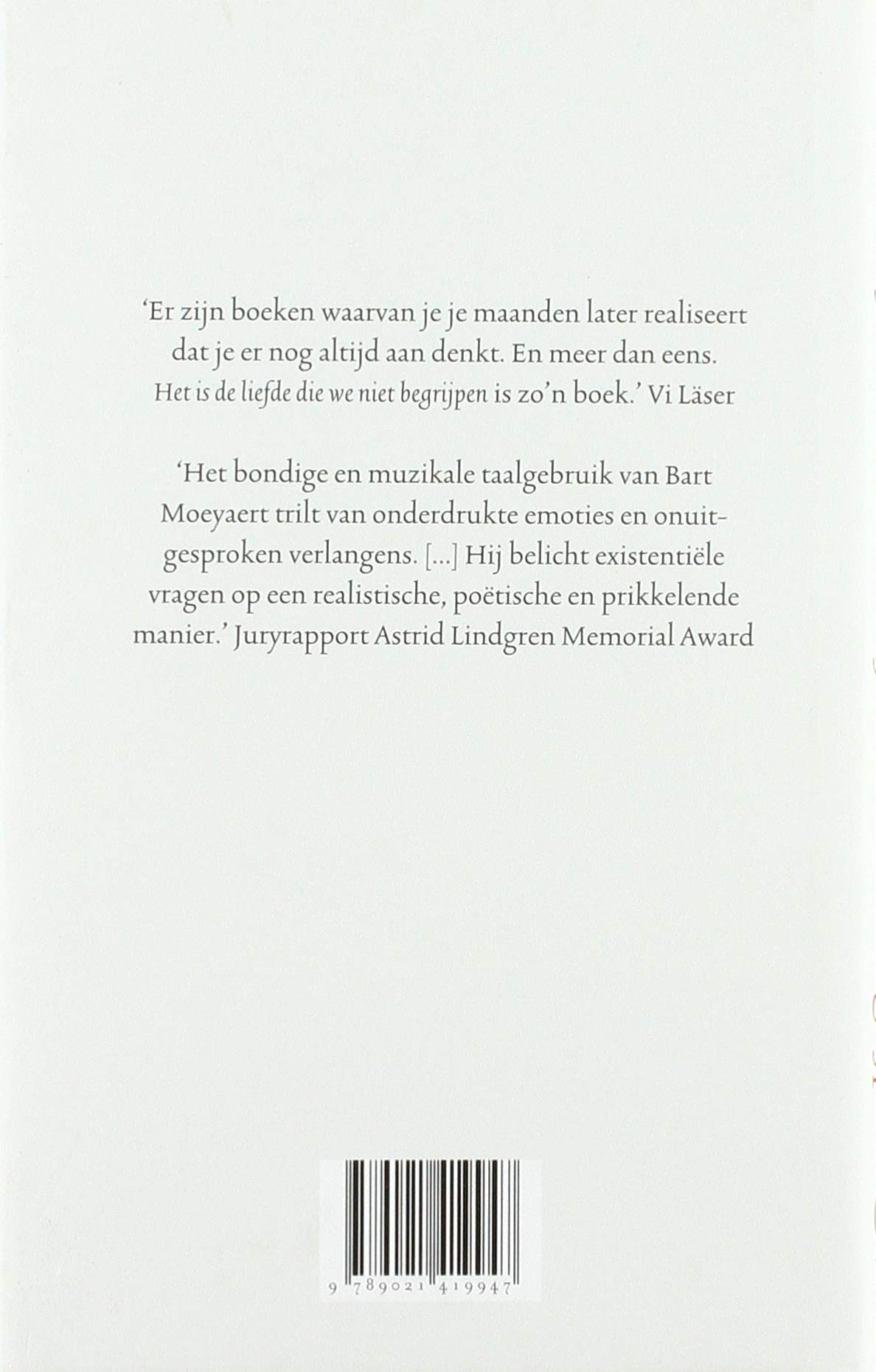 Bart Moeyaert Gedichten PTQ83 AGBC