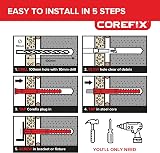 COREFIX 100mm Heavy Duty Dot & Dab Wall Fixings 4 per Set 24pk view 4