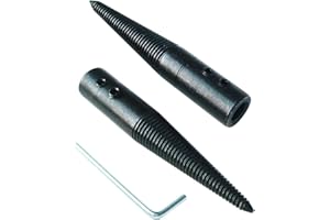 AOHOCA Tapered Spindle Adapter Threaded for Bench Grinder Buffing Polishing Wheel with Left and Right,Pack 2 pcs