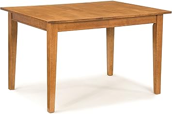 Amazon Com Arts And Crafts Cottage Oak Rectangular Dining Table
