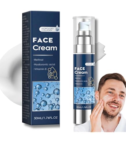 Uttse Anti-Aging Face Cream for Men - Collagen & Hyaluronic Acid