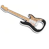 Guitar Shaped Bottle Opener, 1 Pack Metal Beer Opener Gift for Music Lovers | Guitar Design, Zinc Alloy Material, Easy Bottle Opening, Portable Bar Accessory, Ideal Gift for Music Fans Home Party