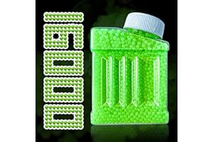 Banvih Gel Ball Blaster Ammo Glow in The Dark, Splatter Ball Gun Refill Ammo,1 Bottle, 16000pcs Luminous Gel Balls, 7-8mm Water Beads, Compatible for Orby Gun, for Ages 14+