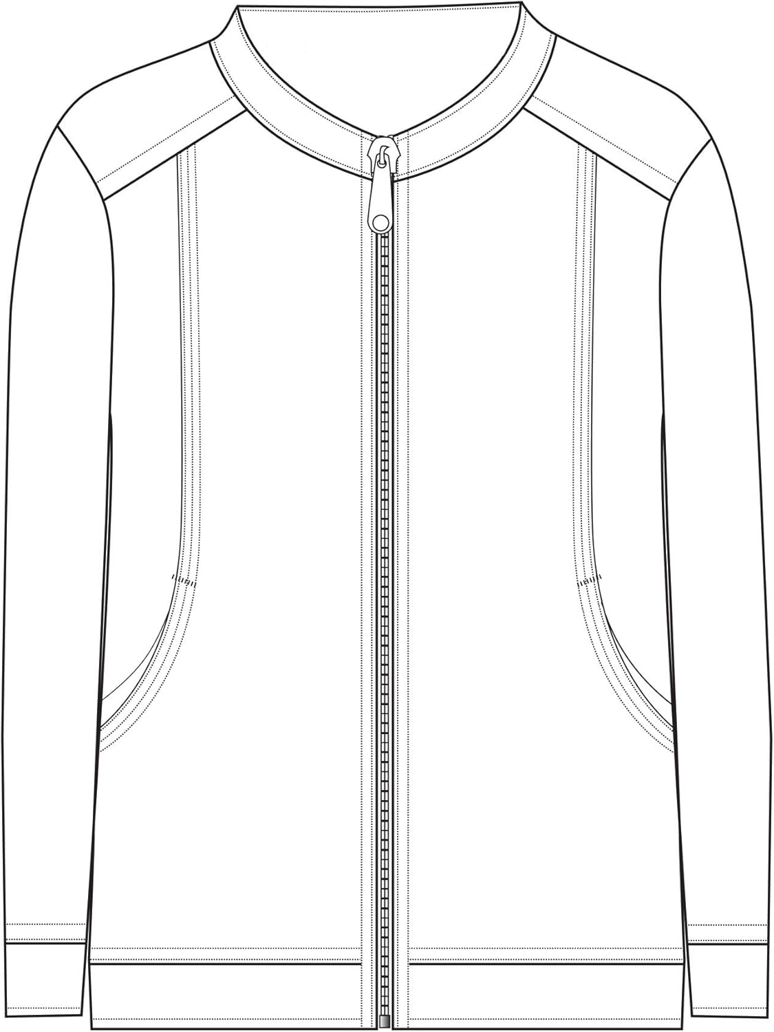 Natural Uniforms Women's Ultra Soft Stretch Front Zip Workwear Warm-Up Jacket (5200): Clothing
