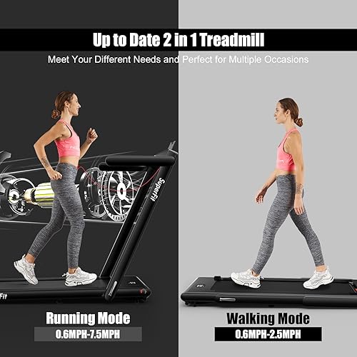 Goplus in Folding, Superfit Under Desk Electric Treadmill