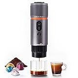 CONQUECO Portable Espresso Machine Travel: 12v Car