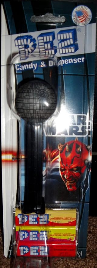 Pez Candy Dispenser: Star Wars Death Star Blister Card