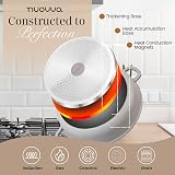 Nuovva Casserole Dishes with Lid 3.9L Non Stick Grey 28cm Induction view 3