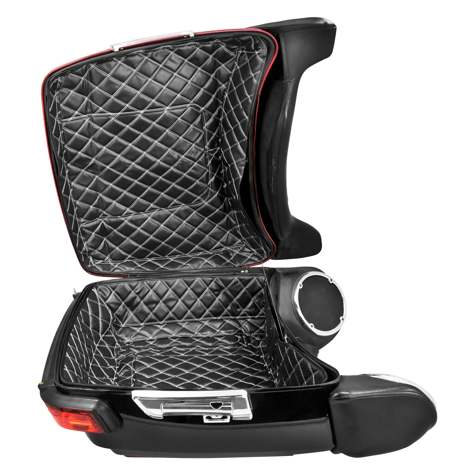 Photo 1 of HCmotorku Motorcycle King Tour Pack Liners Touring Pak Inserts Fits for Harley Touring Road King Road Glide Street Glide Electra Glide 2014-2025 (Diamond White Thread)