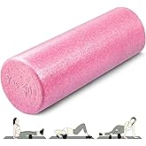 Yes4All High-Density EPP Round Back Roller Foam, Exercise Foam Roller for Yoga, Pilates & Stretching - 12, 18, 24, 36 inch