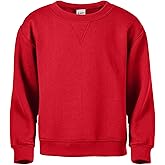 Soffe boys Classic Midweight Fleece Crew Sweatshirt