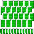 Tudomro 2400 Pack Neon Paper Wristbands Bulk - Waterproof, Lightweight, Adhesive - Concert, Events, Party for Hand Wrist Arm Identification(Green)