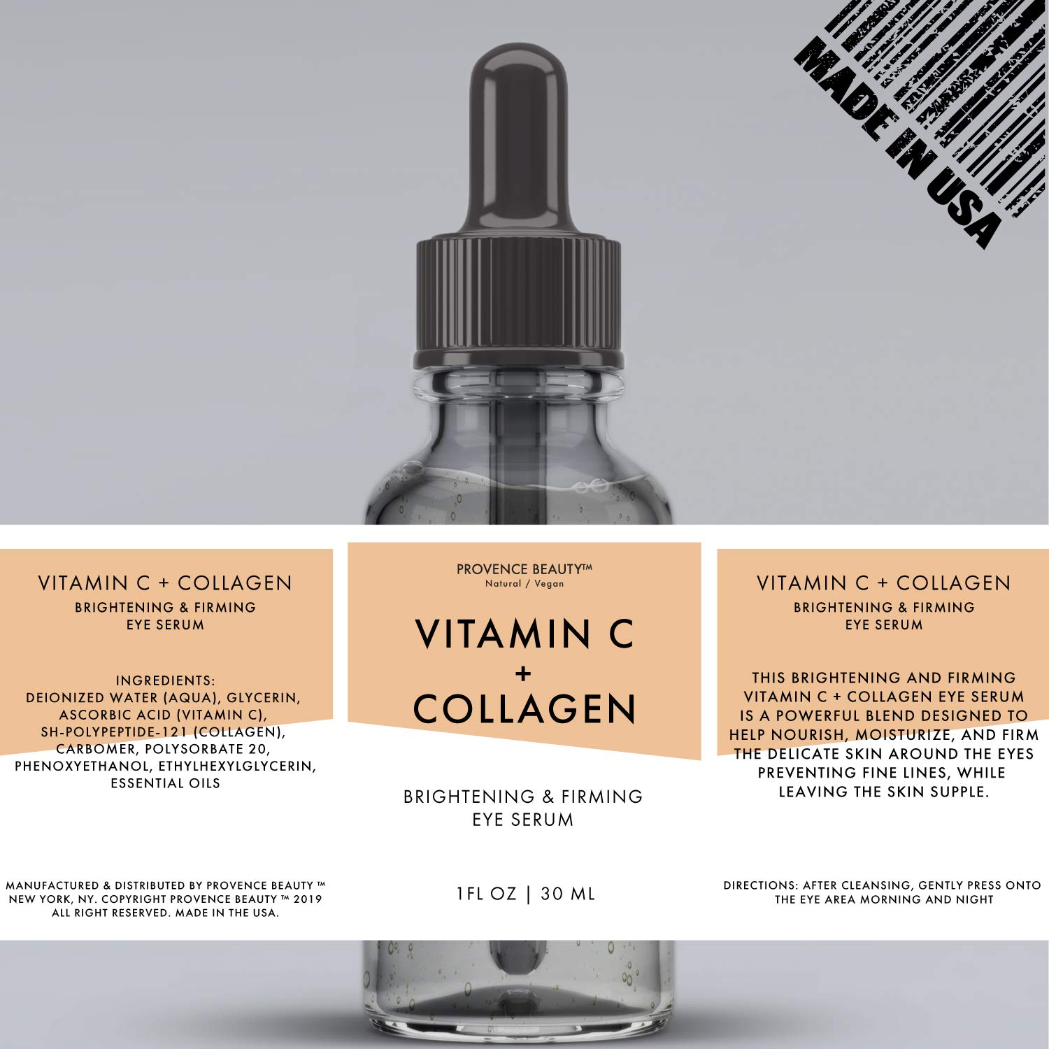 provence beauty collagen and retinol night serum