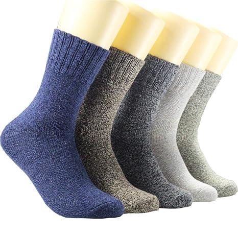  Moonyli Mens Wool Socks Soft Comfort Thick