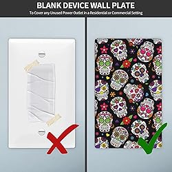 Dead Sugar Skull Single Blank Switch Cover