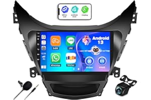 SIXTOP [8-Core 4+64G] Android Car Stereo for Hyundai Elantra 2011 2012 2013 with Carplay Android Auto 59 Theme 9 inch Touch S