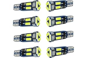 WLJH High Bright White Dash Instrument Panel Gauge Cluster Warning Indicator Lamp Full Led Light Bulbs Kits for 1997-2001 Hon