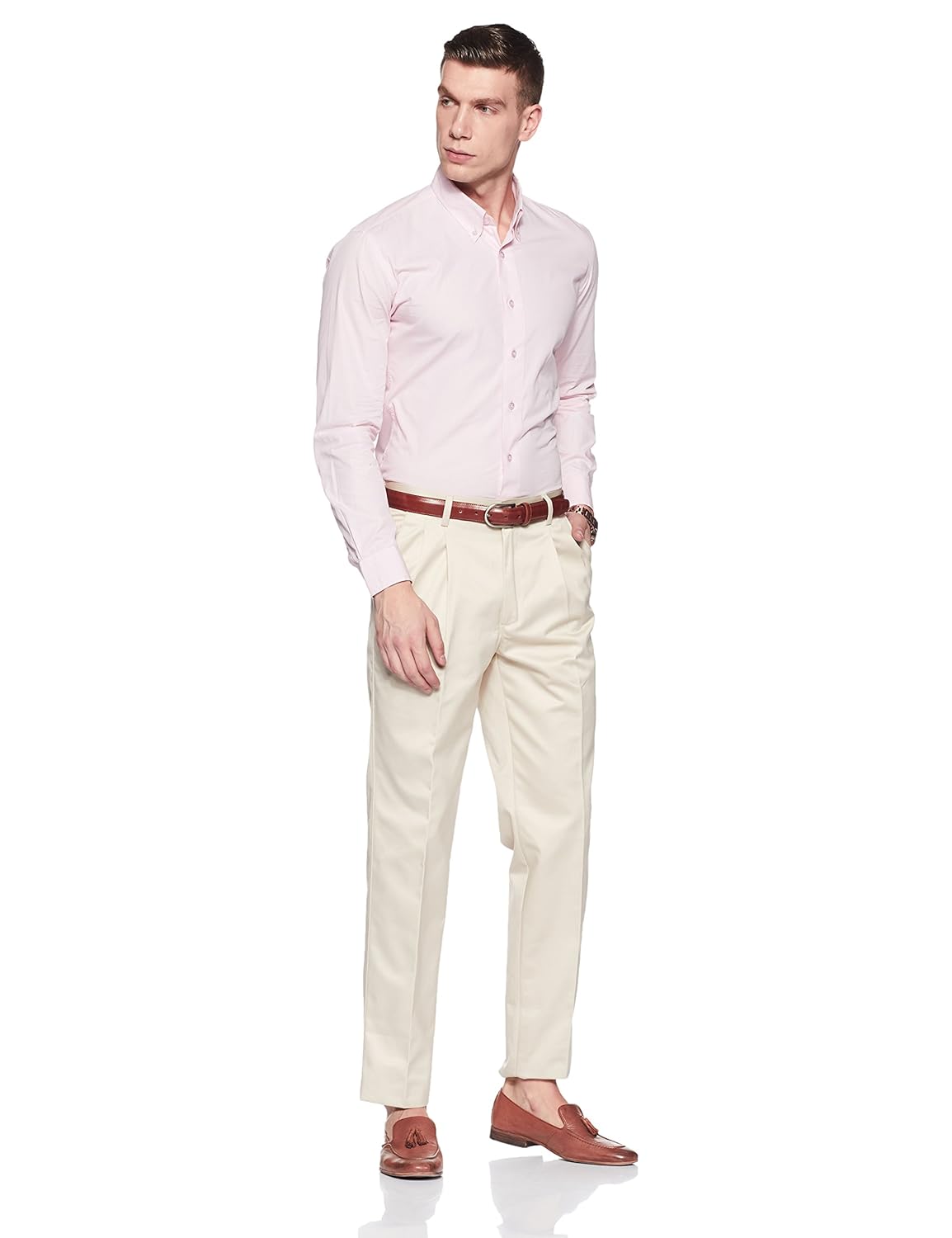 peter england men's formal trousers