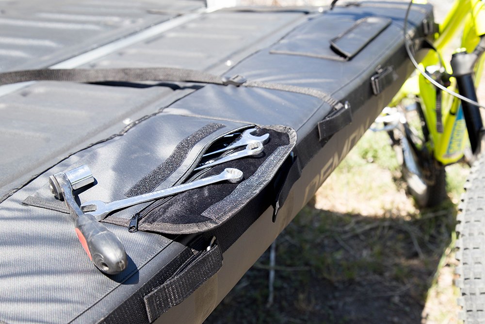 Demon Tailgate Pad for Mountain Bikes with Tool Pocket for Mechanic