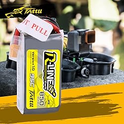 TATTU R-Line 850mAh 14.8V 95C 4S LiPo Battery Pack