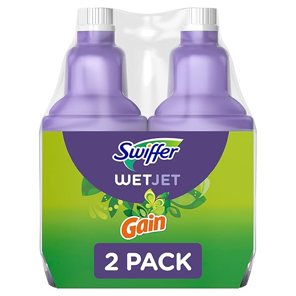 SWIFFER WETJET MULTI-PURPOSE AND HARDWOOD LIQUID FLOOR CLEANER...
