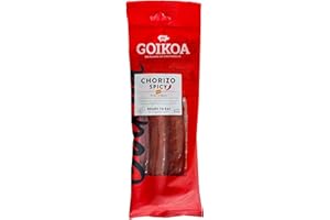 KHAYYAN Goikoa Spicy Chorizo | All Natural | Dry-Cured | Authentic Navarre Spain | Perfect For Charcuterie | 7.4 oz (210 gr) (2)