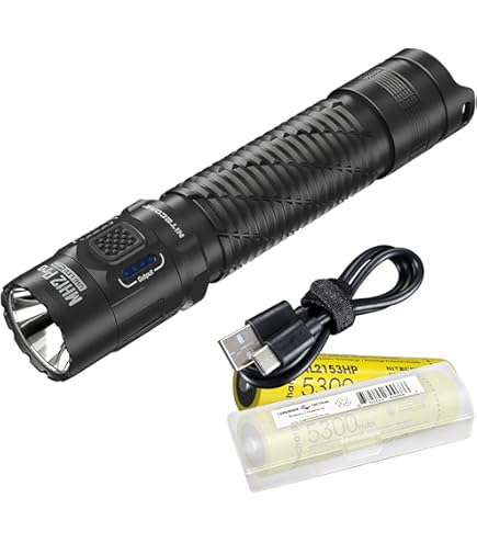 Nitecore MH12 V2 タクティカルフラッシュライト 1200ルーメン Amazon.com: Nitecore MH12 v2 1200 Lumen USB-C Rechargeable