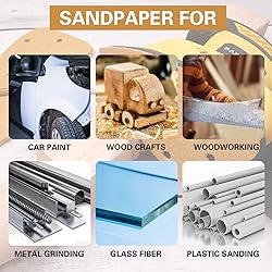 MAXMAN Mouse Detail Sander Sandpaper, 80 Grit Mouse