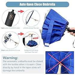 Fulynmen 62 Inch UPF50+ Sun Umbrella UV Protection