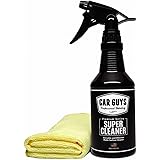CarGuys Super Cleaner - Effective All Purpose Cleaner - Best for Leather Vinyl Carpet Upholstery Plastic Rubber and Much More