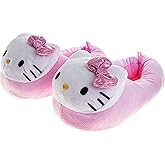 Josmo Hello Kitty Sanrio Wome Strawberry Shortcake Harry Potter Sweet Hearts House Slippers Cozy Warm Indoor Slippers for Adult Size 5-12 US Womens