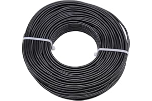 YTKavq Aluminum Craft Wire,16 Gauge Aluminum Wire Jewelry Making Wire Metal Wire for Craft Jewelry Making Wire DIY Metal Craft Art Wires(Black,100FT)