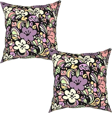 Amazon クッションカバー柔らかい おしゃれピンクのバラの美しいシームレスな花柄花ベクトルイラストエレガンス壁紙oインテリア飾ソファ背当て枕カバー り 2枚セット50x50cm 枕カバー ピローケース オンライン通販