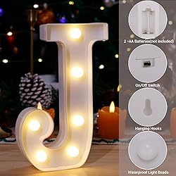 TRONSBOO LED Marquee Sign Light Up Letters, 26