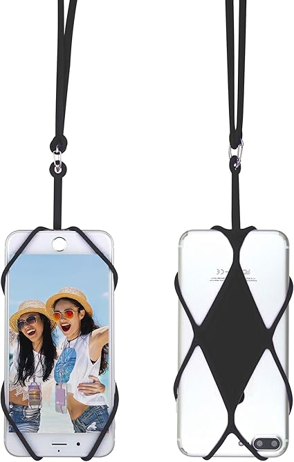 Amazon Gear Beast ユニバーサルウェブ携帯電話ランヤード Iphone Galaxy ほとんどのスマートフォンに対応 携帯電話ケースホルダー 靴紐ネックストラップ付き Lan Caj Blk ストラップ マスコット 通販