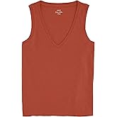 J.Crew Mercantile Women's Vintage-Cotton V-Neck Tank