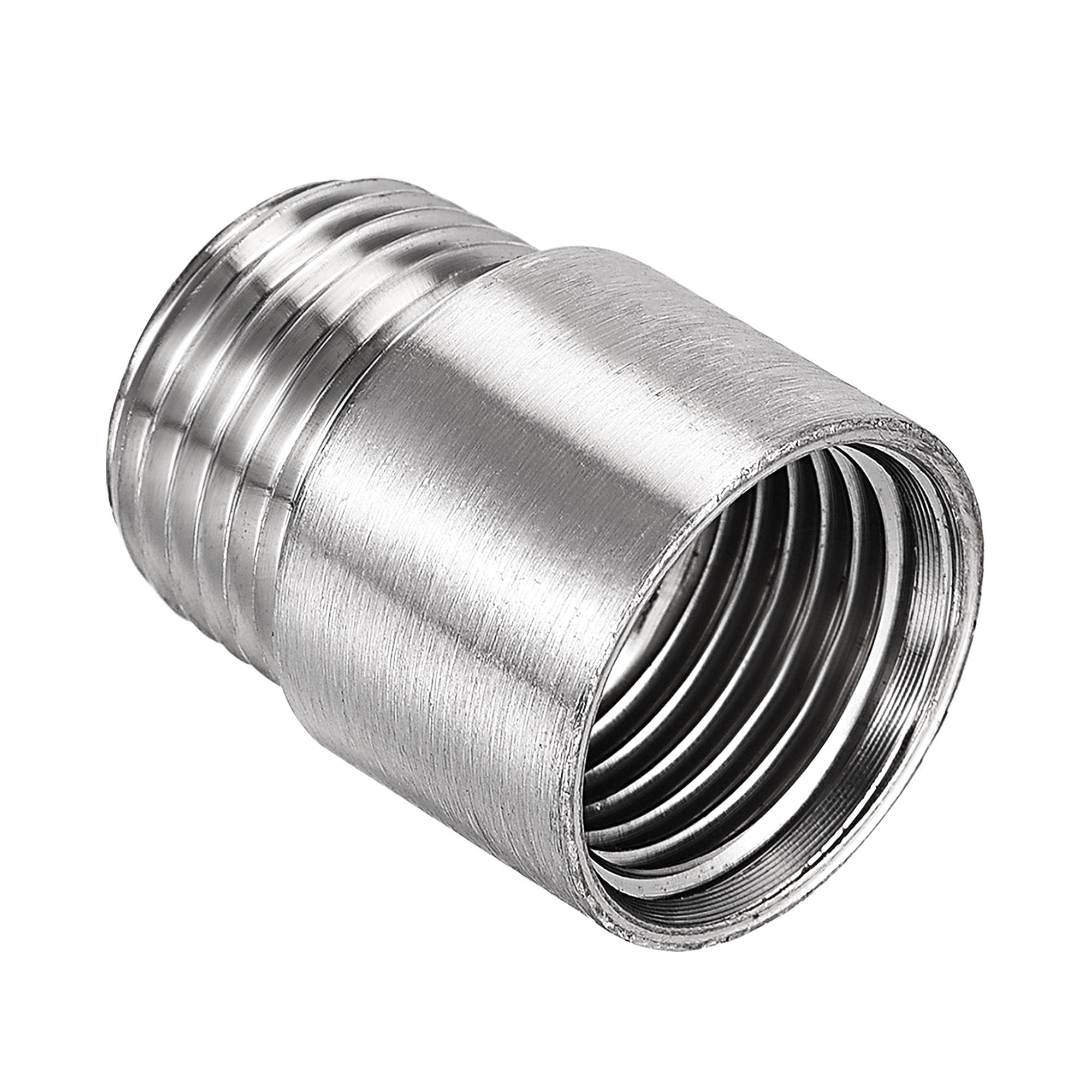 Unifizz Shower Head Extension Arm,30mm Shower Arm Extension Shower Head Extender 304 Stainless Steel 1/2PT Male to 1/2PT Female Thread 2Pcs