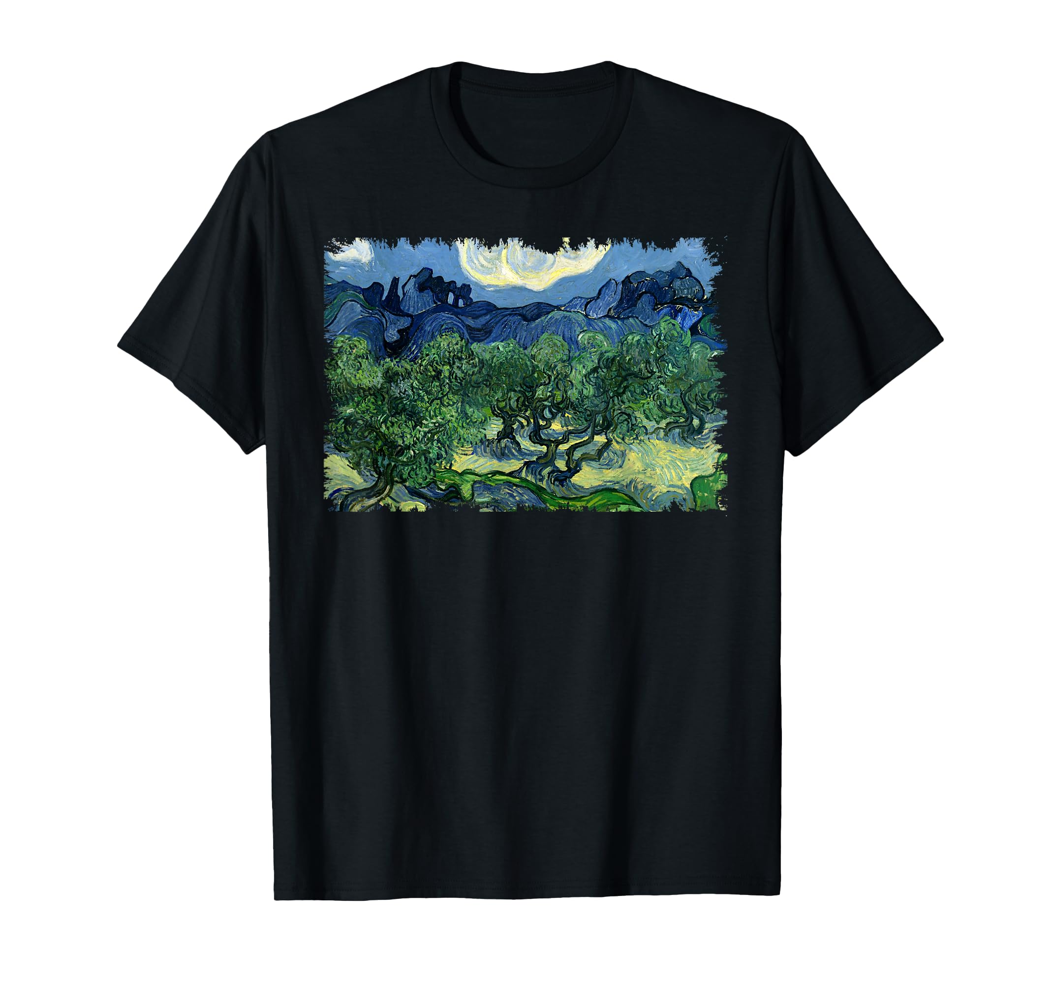 Photo 1 of The Olive Trees Van Gogh Famous Art Retro T-Shirt