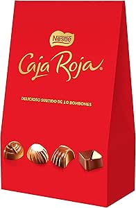 Nestlé Caja Roja Bombones de Chocolate, 100g : NESTLE ...