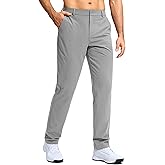 G Gradual Mens Golf Pants Stretch Dress Casual Pants 30"/32"/34" Lightweight Work Travel Slacks for Men with 4 Pockets