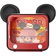 POP MART DIMOO World × Disney Series-TV Set Luminous Display Container, Display Container Case for Blind Box Toys Collection