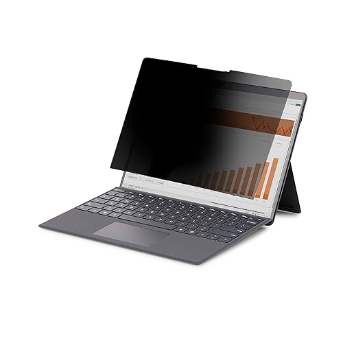 StarTech.com 4-Way 12.4in Surface Laptop Go 1/2/3 Privacy Screen Filter, Portrait/Landscape, Touch-Enabled, +/- 30° View